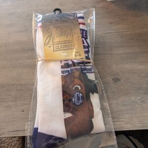 Hoodgear Classic White and Purple Men's Socks